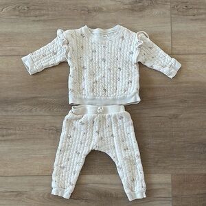 Quilted floral matching set